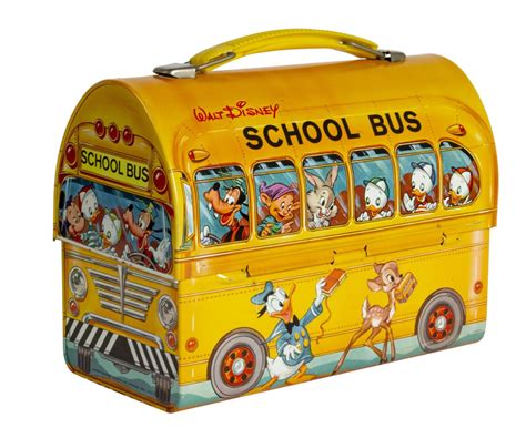 disney school bus lunch box